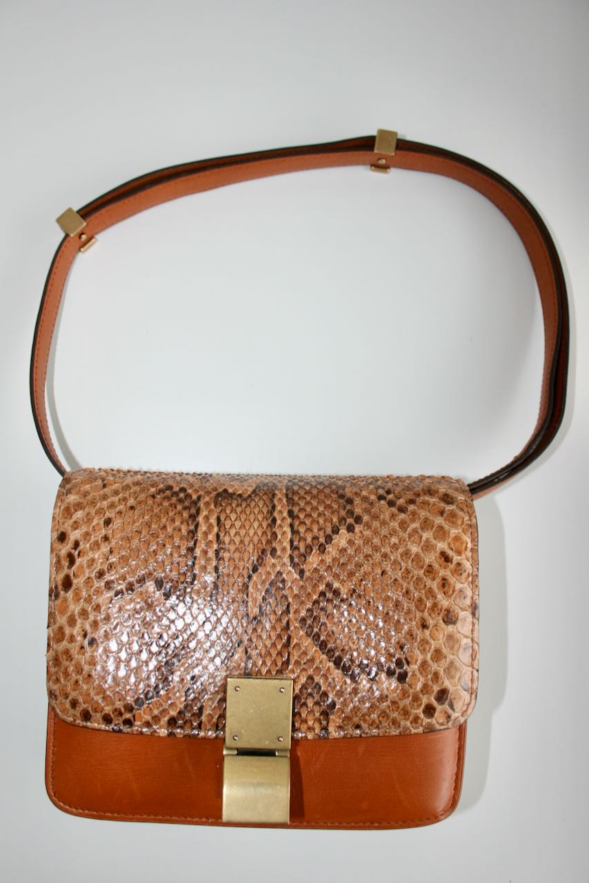 Céline Classic Small Python Bag