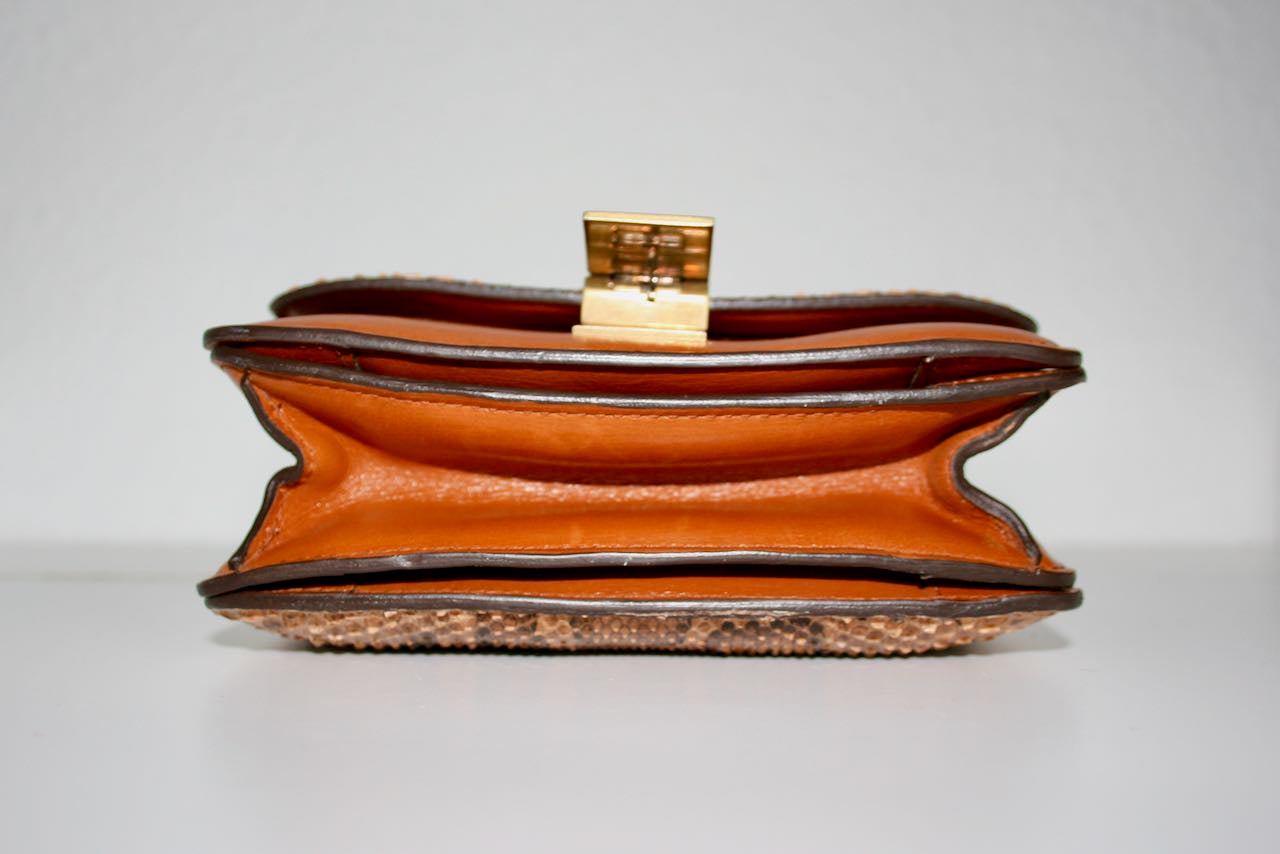 Céline Classic Small Python Bag