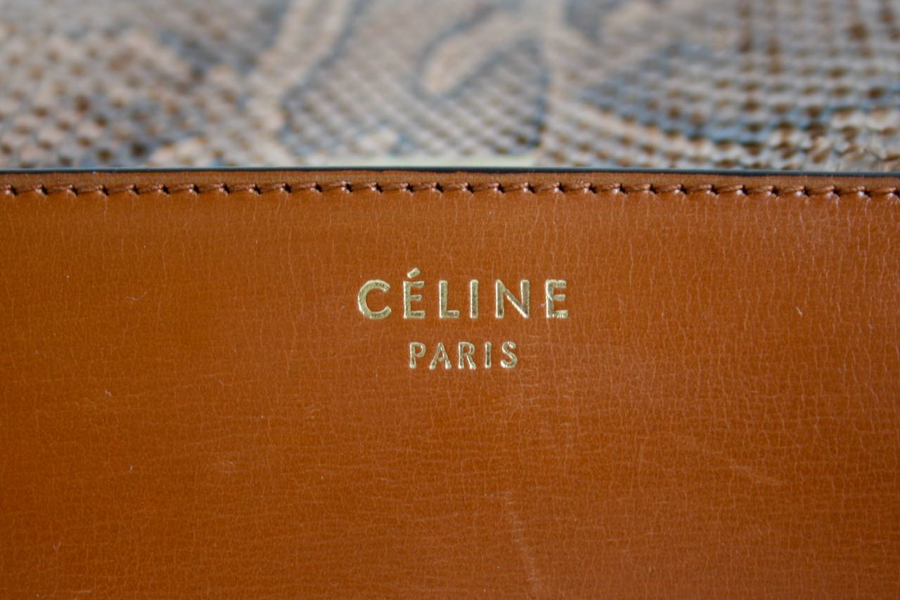 Céline Classic Small Python Bag