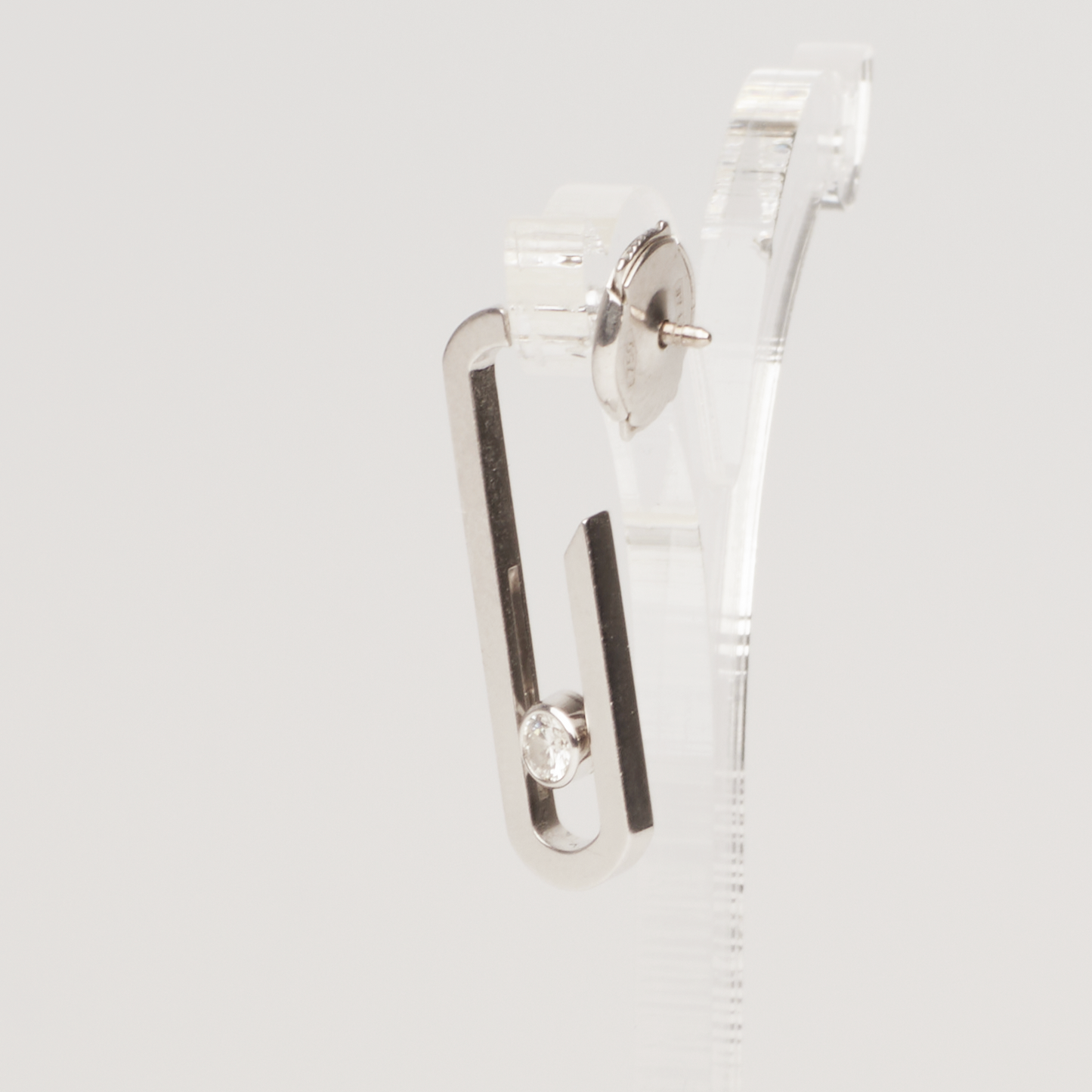 Boucle d'oreille Messika Move Addiction X Gigi Hadid en or blanc