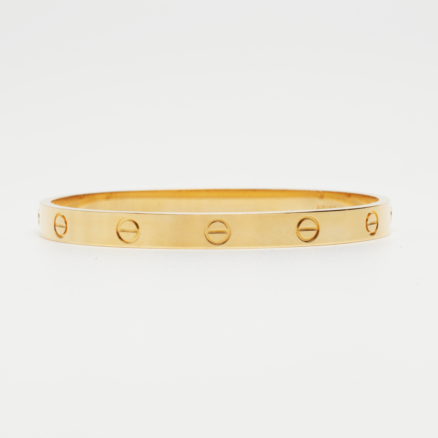 Bracelet Cartier Love Classique en or jaune taille 18