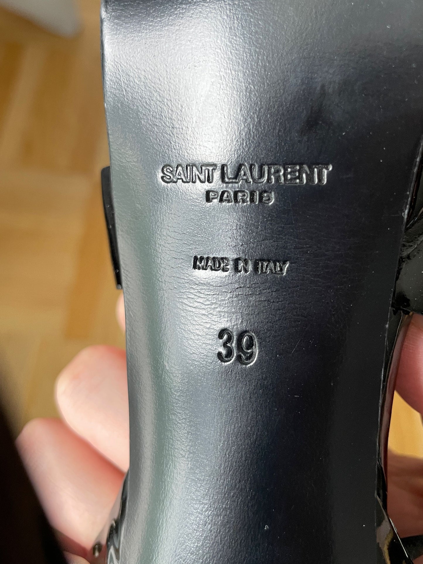Sandales SAINT LAURENT Tribute noir