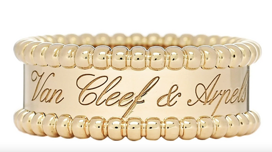 Bague Van Cleef & Arpels Perlée Signature en or jaune