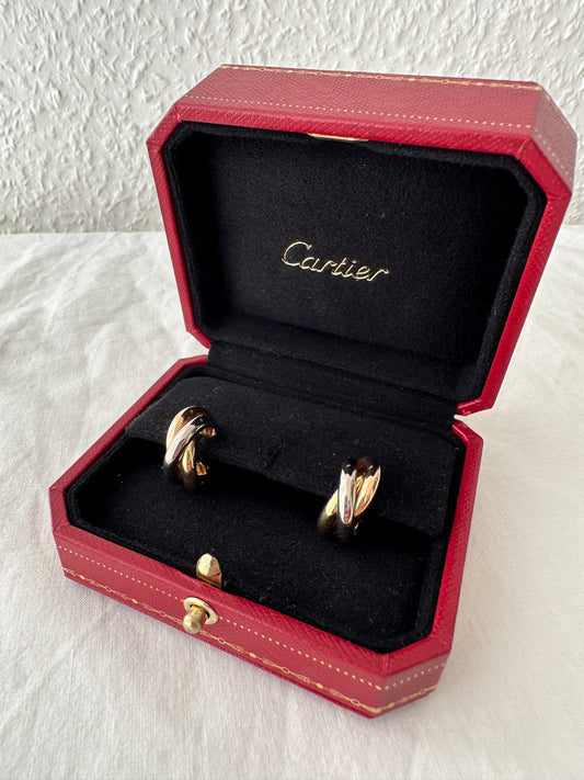 Boucles d’oreilles Cartier Trinity GM en or