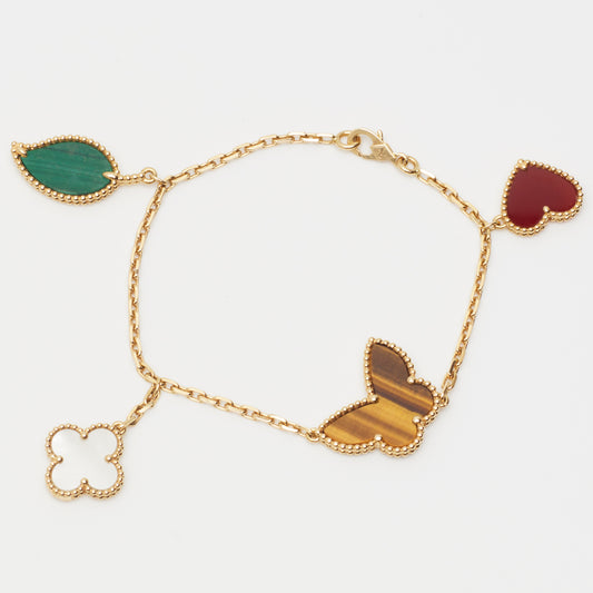 Bracelet Van Cleef & Arpels Lucky Alhambra 4 motifs en or jaune