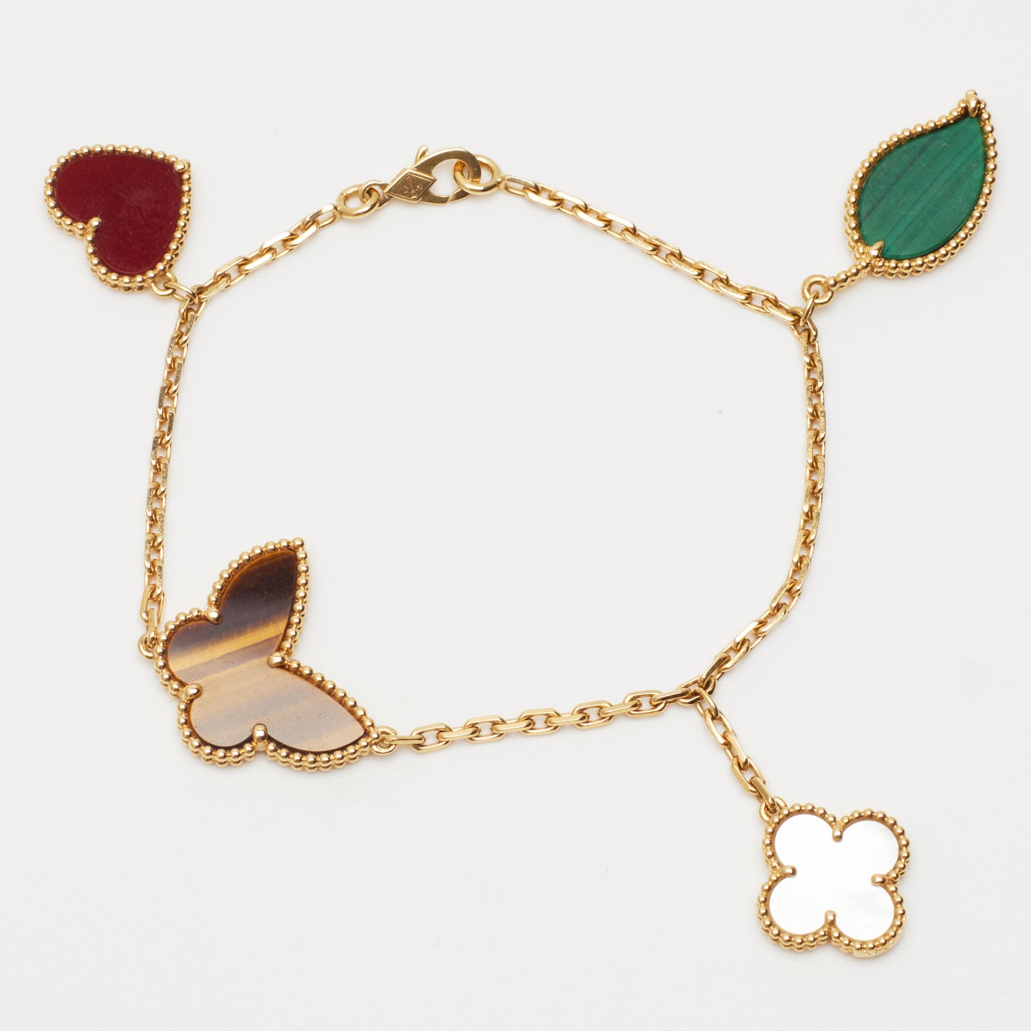 Bracelet Van Cleef & Arpels Lucky Alhambra 4 motifs en or jaune