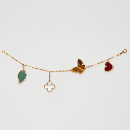Bracelet Van Cleef & Arpels Lucky Alhambra 4 motifs en or jaune