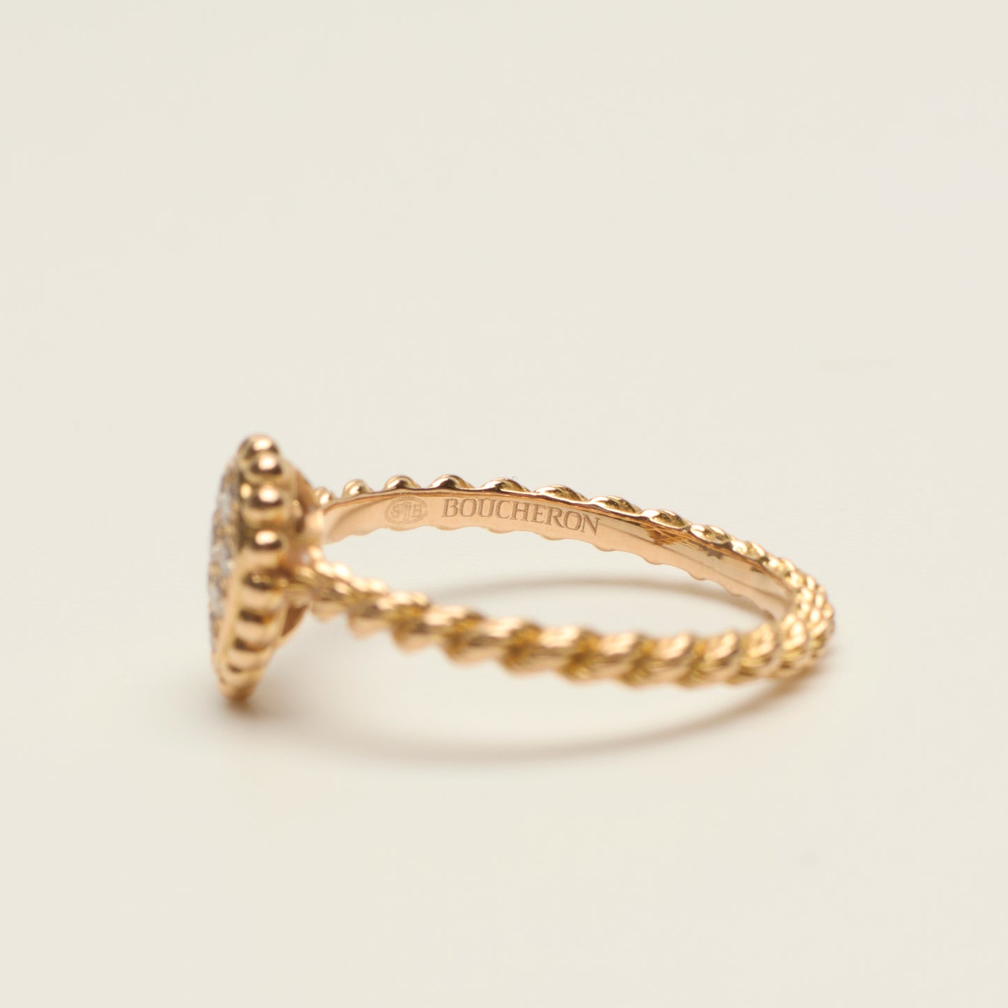 Bague Boucheron Serpent Bohème en or rose
