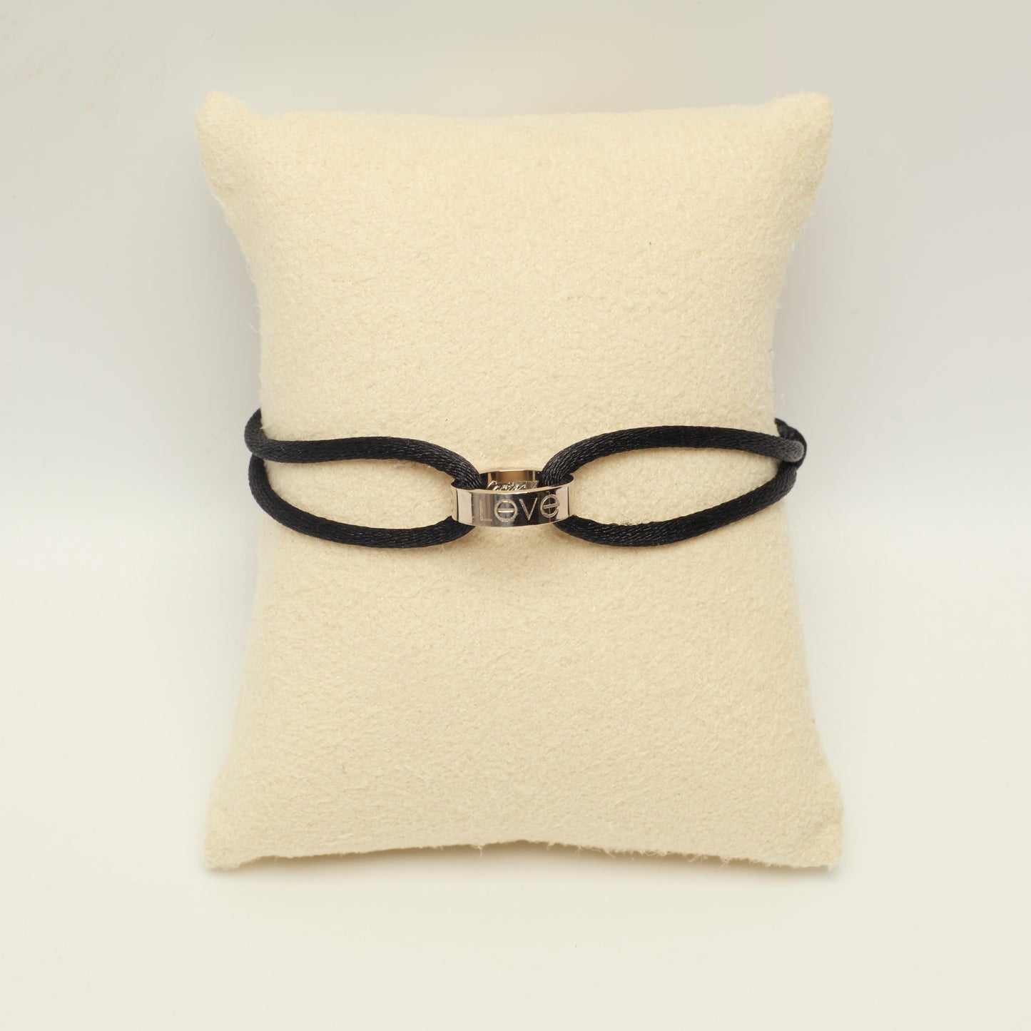 Bracelet Cartier Love Cord en or blanc