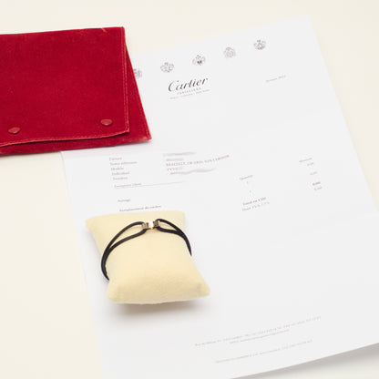 Bracelet Cartier Love Cord en or blanc