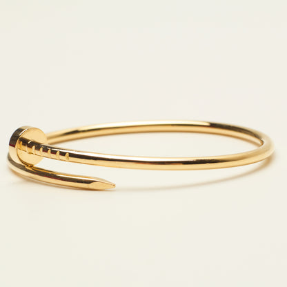 Bracelet Cartier Juste Un Clou en or jaune taille 15