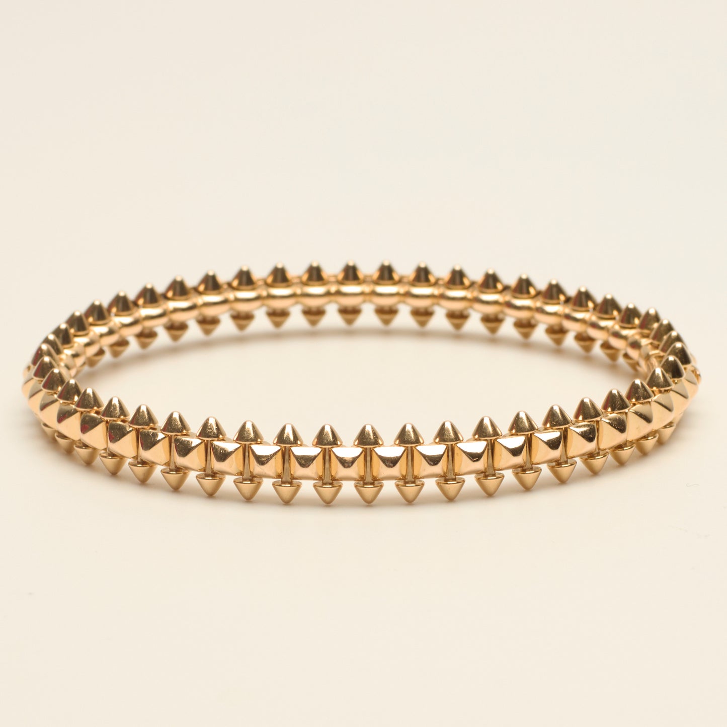 Bracelet Cartier Clash Medium en or rose taille 17