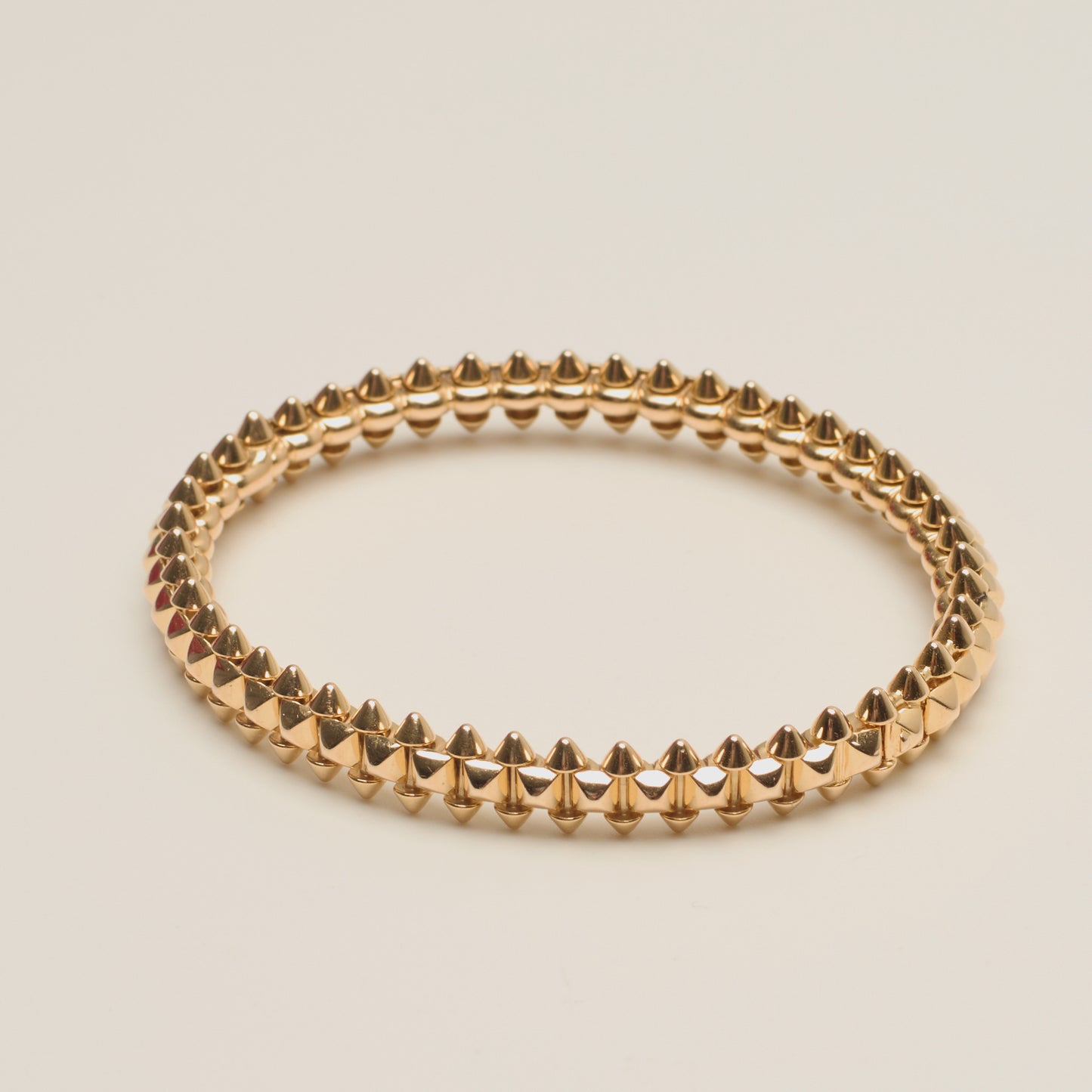 Bracelet Cartier Clash Medium en or rose taille 17