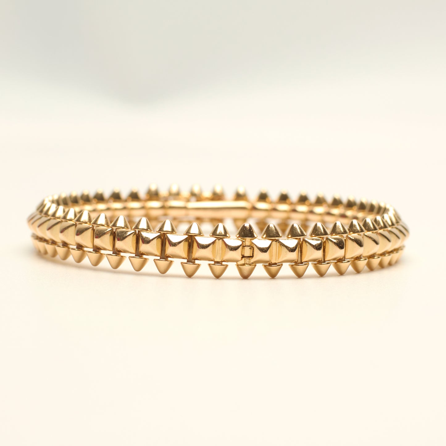 Bracelet Cartier Clash Medium en or rose taille 17