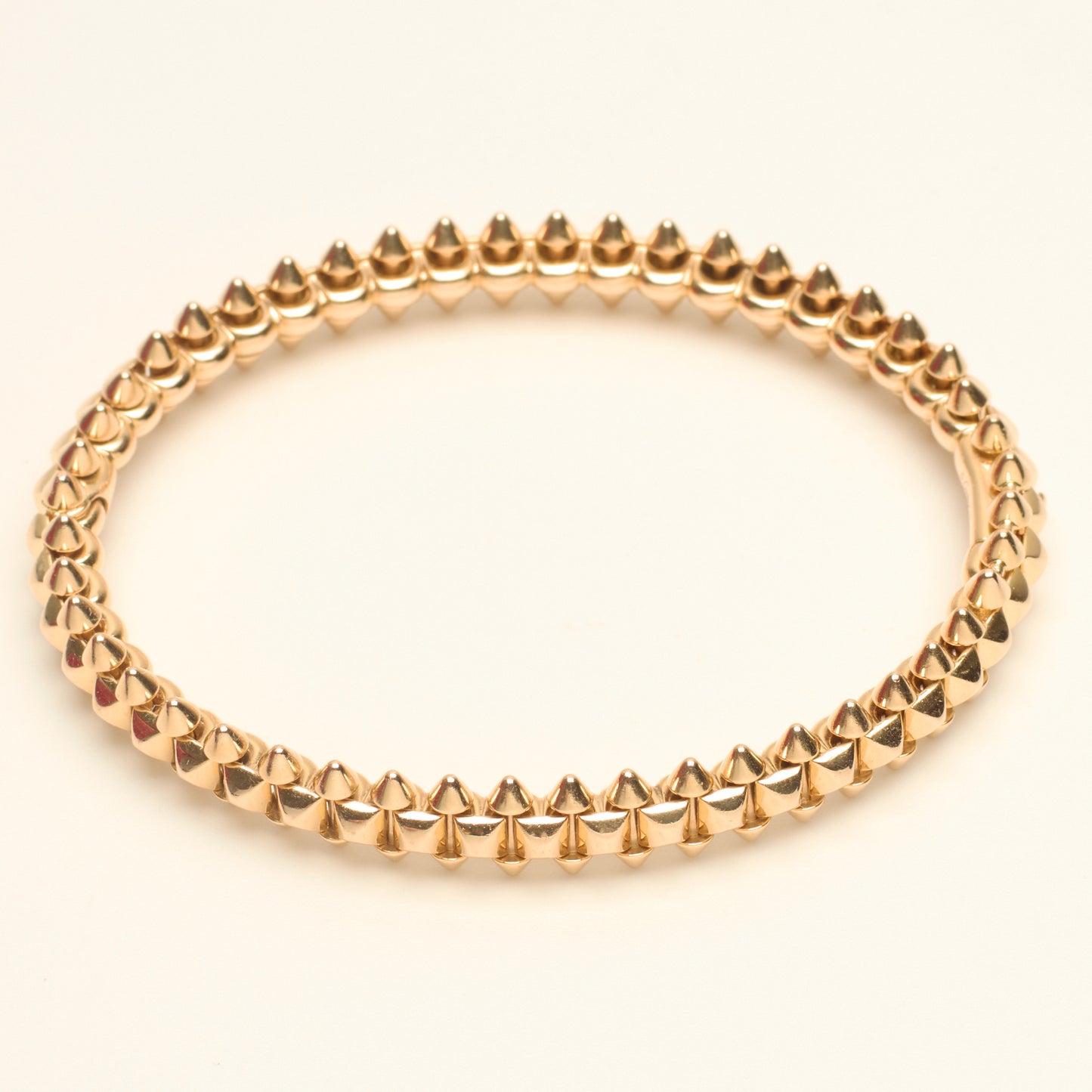 Bracelet Cartier Clash Medium en or rose taille 17
