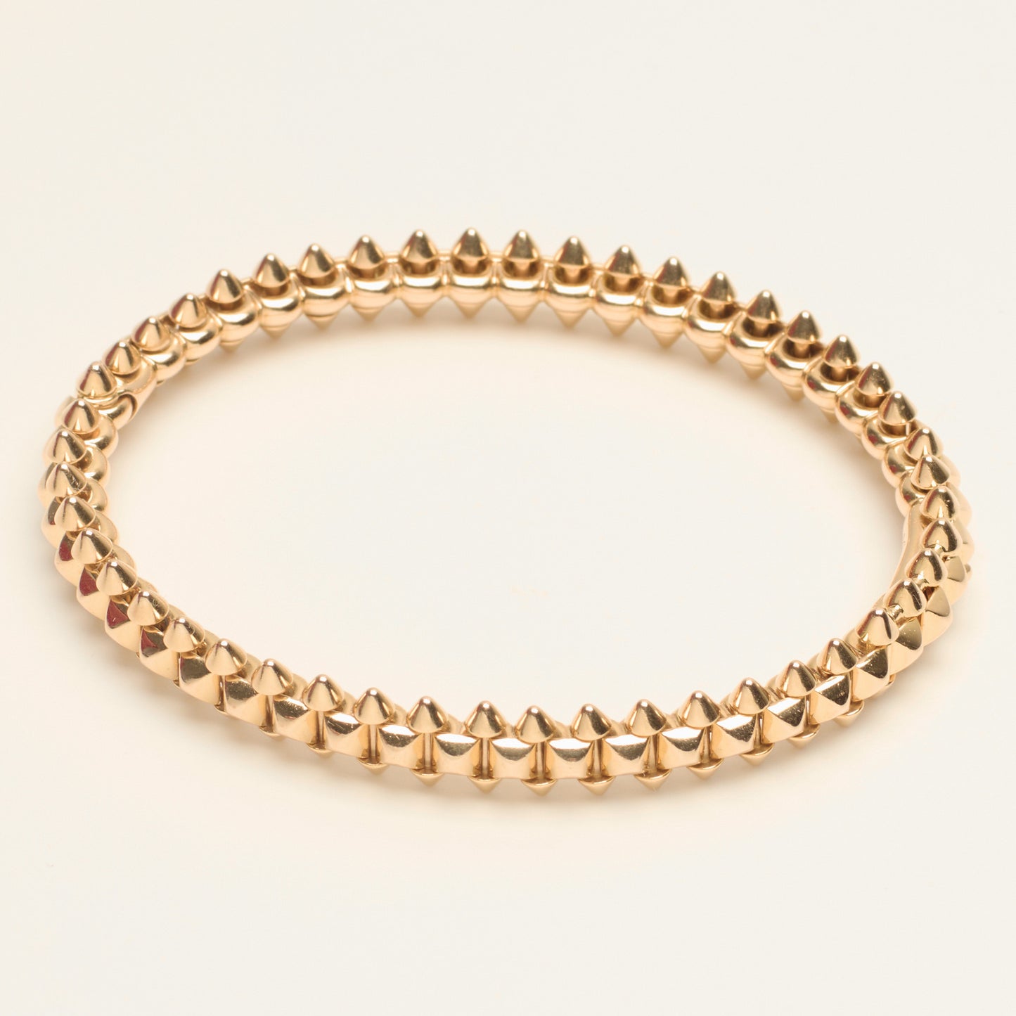 Bracelet Cartier Clash Medium en or rose taille 17