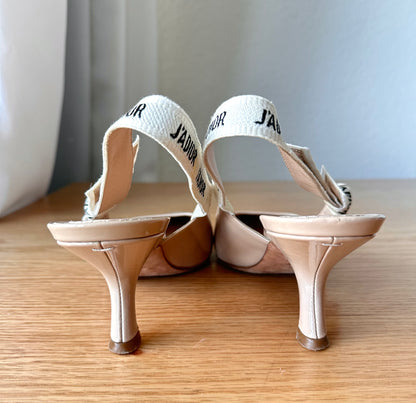 DIOR J'adior slingbacks in patent leather 37 