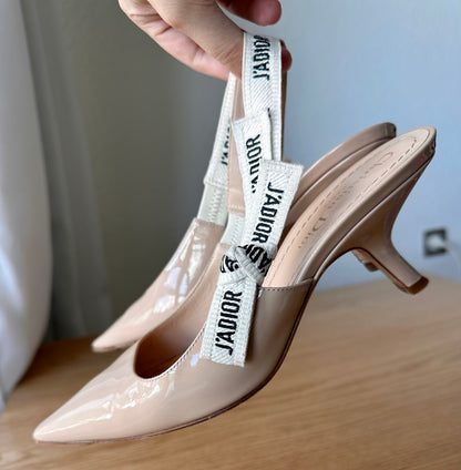 DIOR J'adior slingbacks in patent leather 37 