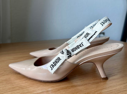 DIOR J'adior slingbacks in patent leather 37 