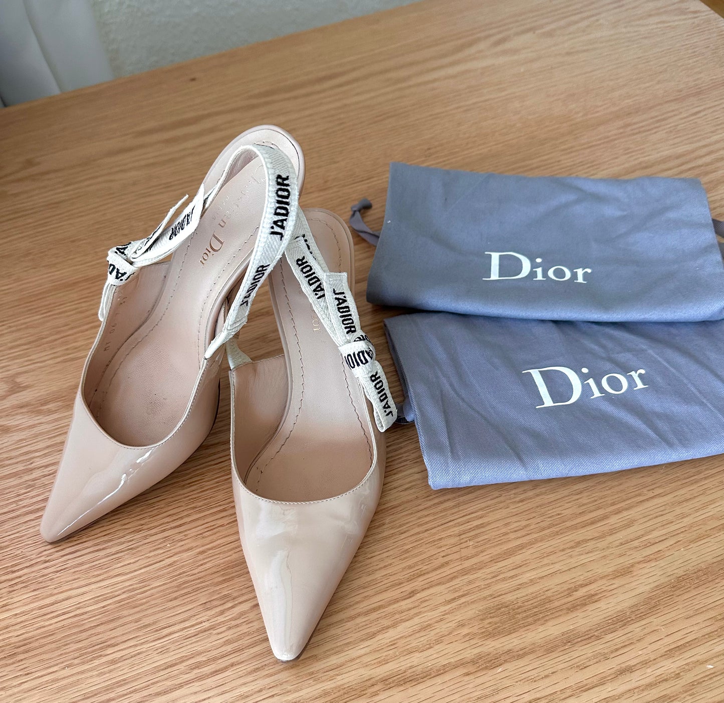 DIOR J'adior slingbacks in patent leather 37 
