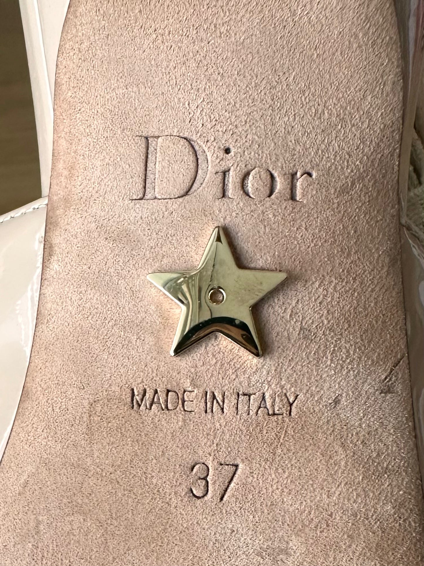 DIOR J'adior slingbacks in patent leather 37 