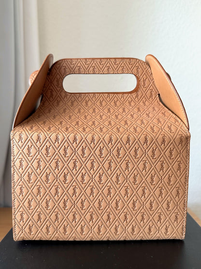 Saint Laurent Take Away (Happy Meal) bag in camel leather