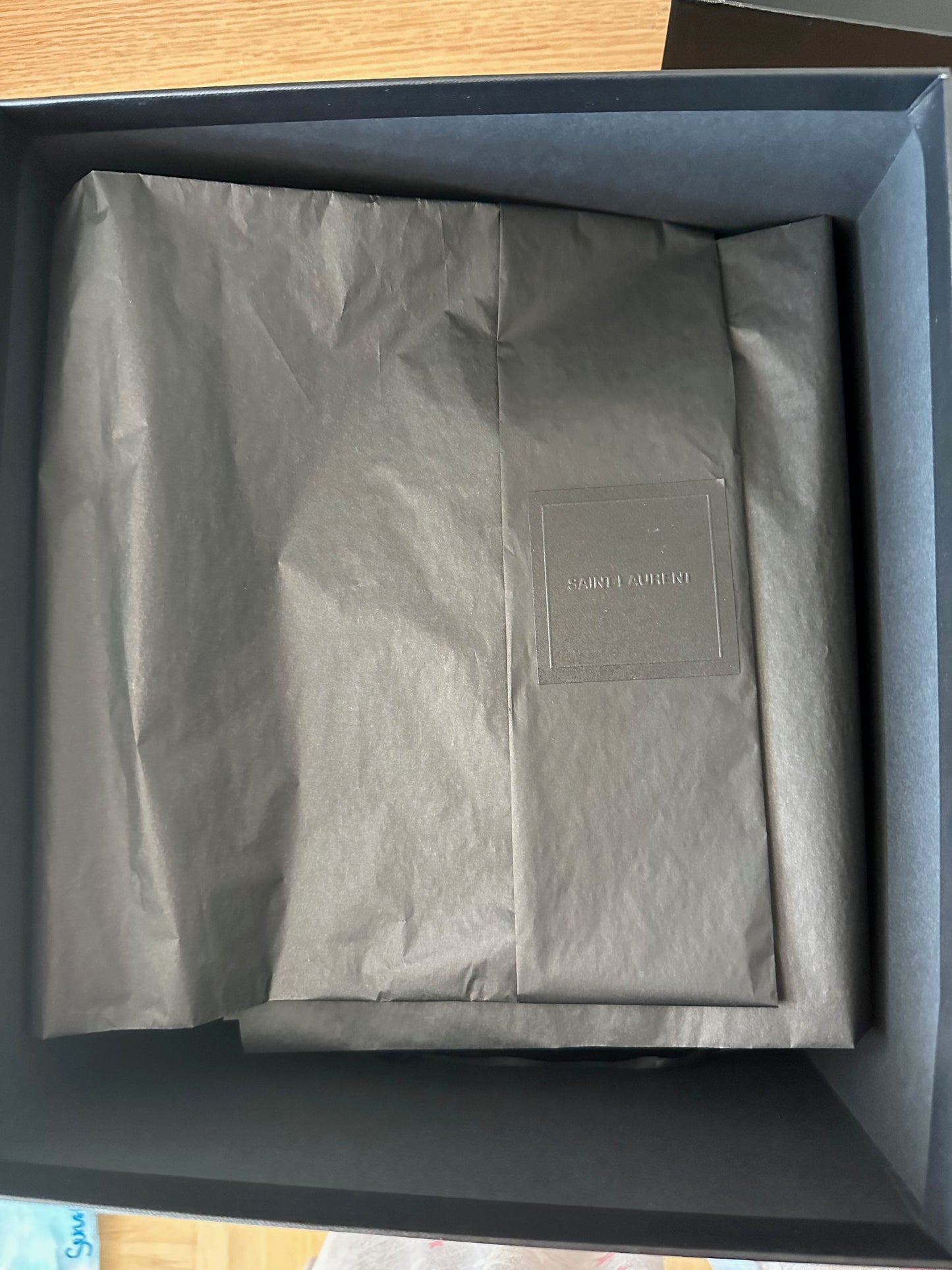 Saint Laurent Take Away (Happy Meal) bag in camel leather