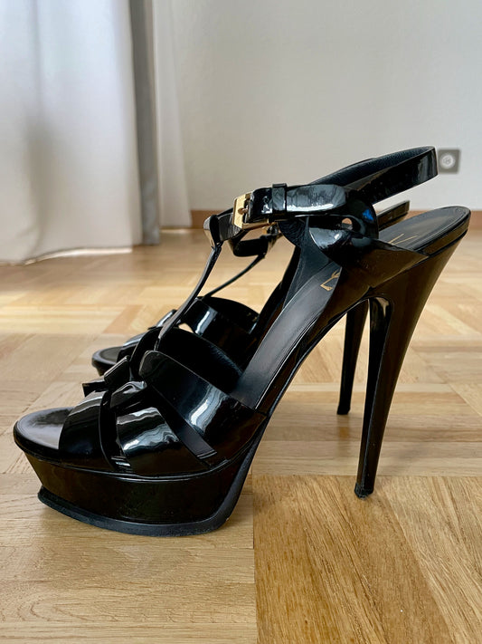 Sandales SAINT LAURENT Tribute noir