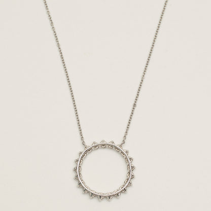 Collier Tiffany & Co Open Circle diamants en platine