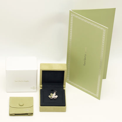 RARE Pendentif Van Cleef & Arpels Frivole grand modèle diamant en or blanc