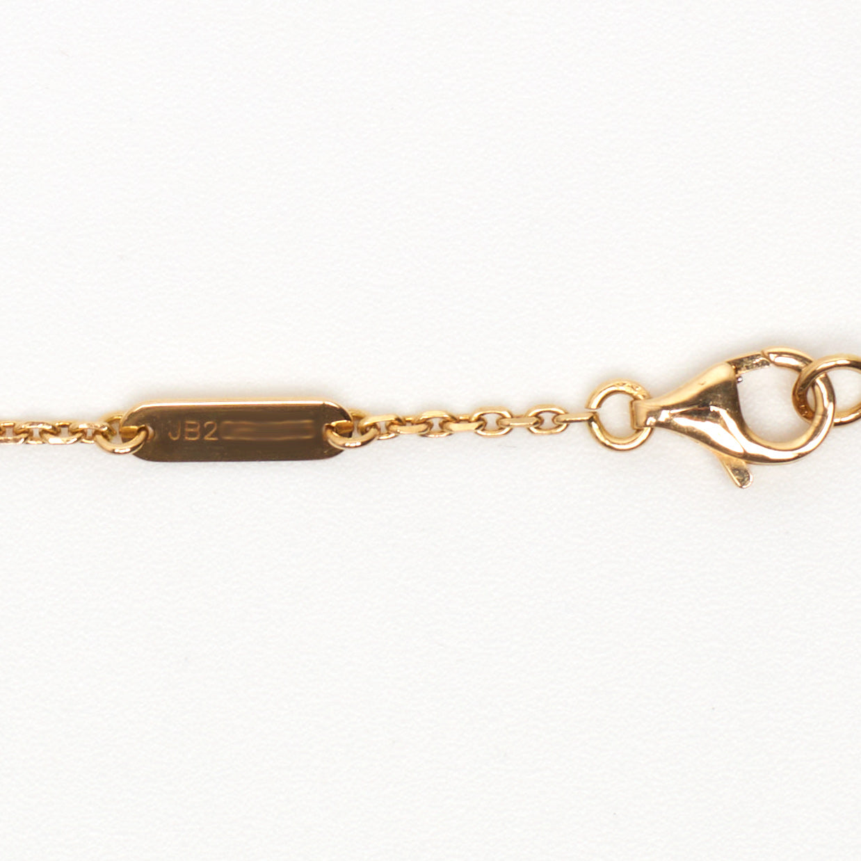 Van Cleef & Arpels Lucky Alhambra Butterfly Tiger's Eye Necklace in Yellow Gold