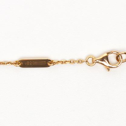 Van Cleef & Arpels Lucky Alhambra Butterfly Tiger's Eye Necklace in Yellow Gold