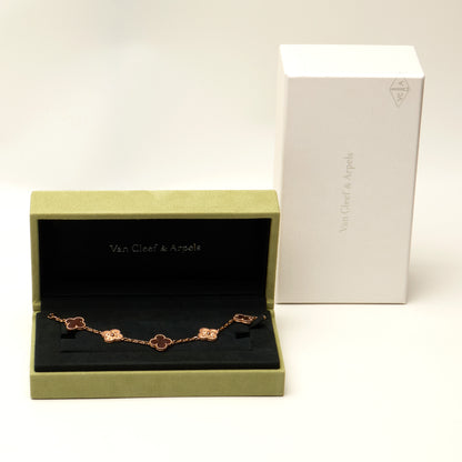 Bracelet Vintage Alhambra 5 motifs Bois d'amourette Letterwood LIMITED EDITION