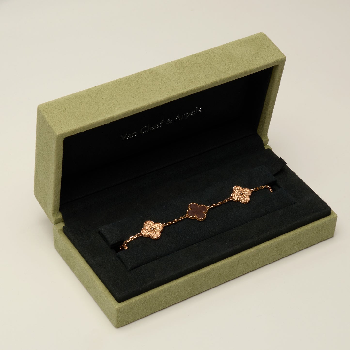 Bracelet Vintage Alhambra 5 motifs Bois d'amourette Letterwood LIMITED EDITION